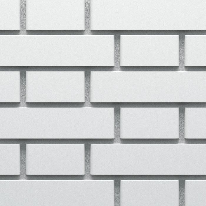 Facade panel Deck brick smooth FLEMISH White 0.46m2