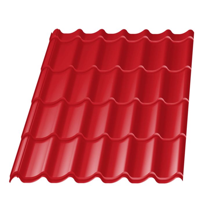 Metal tile Mercury RAL3020 Red 0.45mm