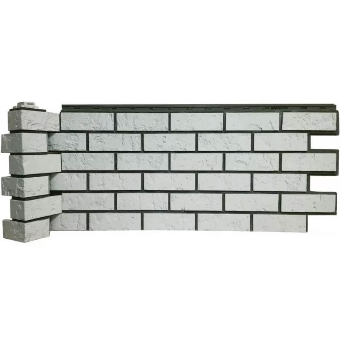 Facade panel FINEBER RUSSIAN FORTRESS White 1130x463 0.46m2