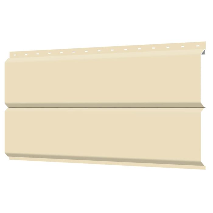 Metal siding EURO-BEAM under the timber RAL1015 Ivory