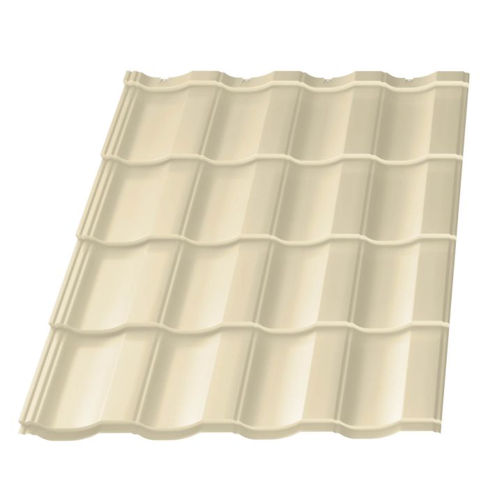 Metal tile Hercules RAL1015 Ivory 0.45mm