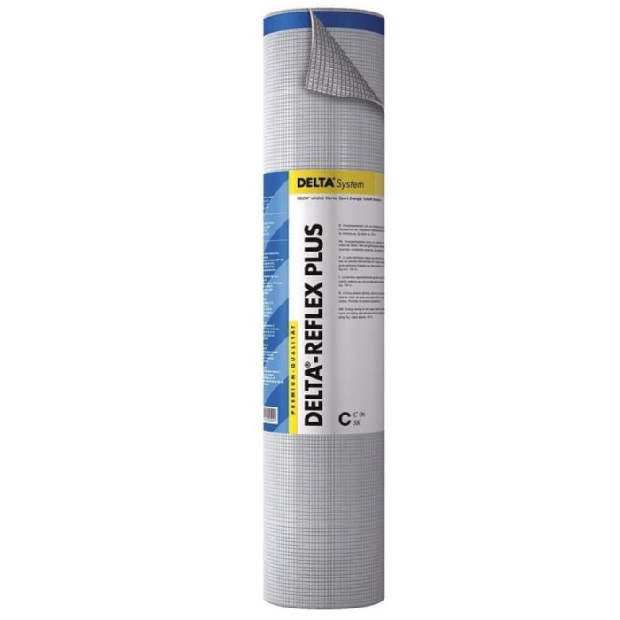 DELTA-REFLEX vapor barrier film with aluminum reflex layer 1.5*50 meters
