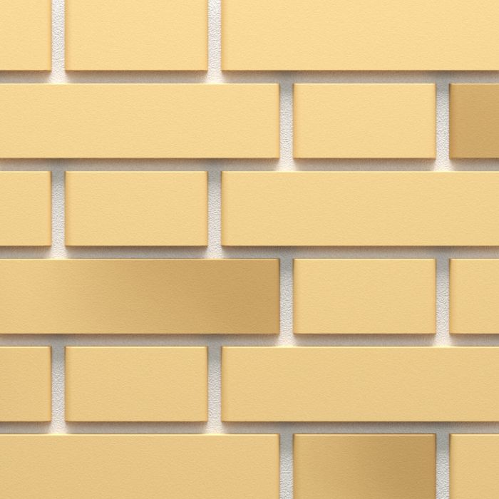 Facade panel Deck brick smooth FLEMISH Burnt Yellow 0.46m2
