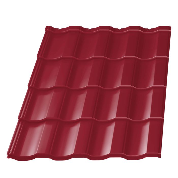 Metal tile Hercules RAL3003 Ruby 0.45mm