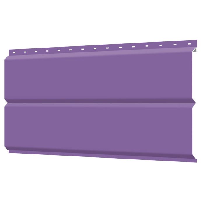Metal siding EURO-BEAM under the timber RAL4005 Lilac