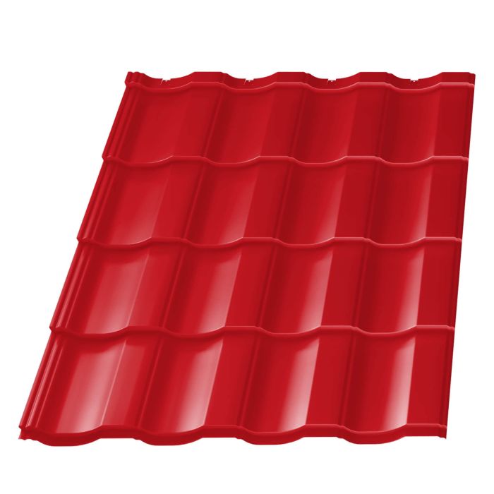 Metal tile Hercules RAL3020 Red 0.45mm