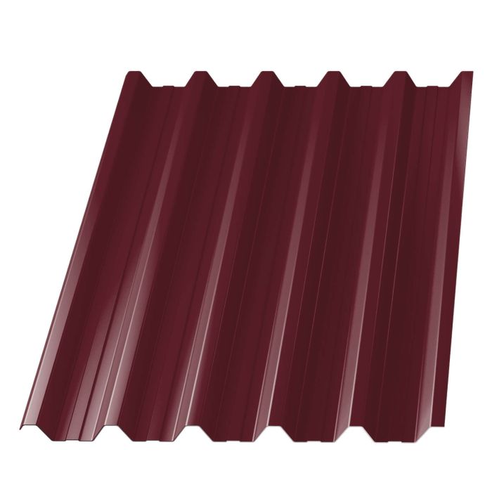 Profiled C-44 RAL 3005 Red Wine 0.45 mm