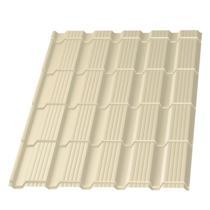 Metal tile Kronos RAL1015 Ivory 0.45mm