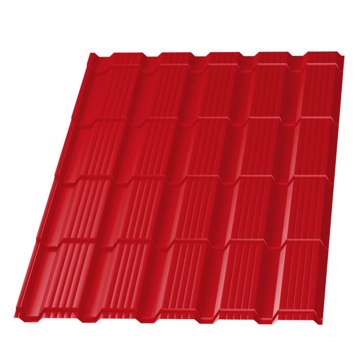 Metal tile Kronos RAL3020 Red 0.45mm