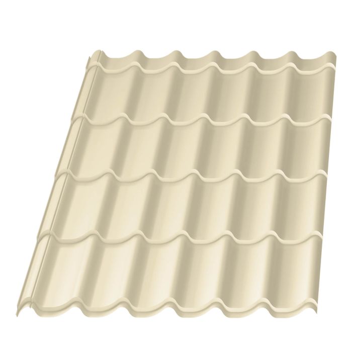 Metal tile Mercury RAL1015 Ivory 0.45mm