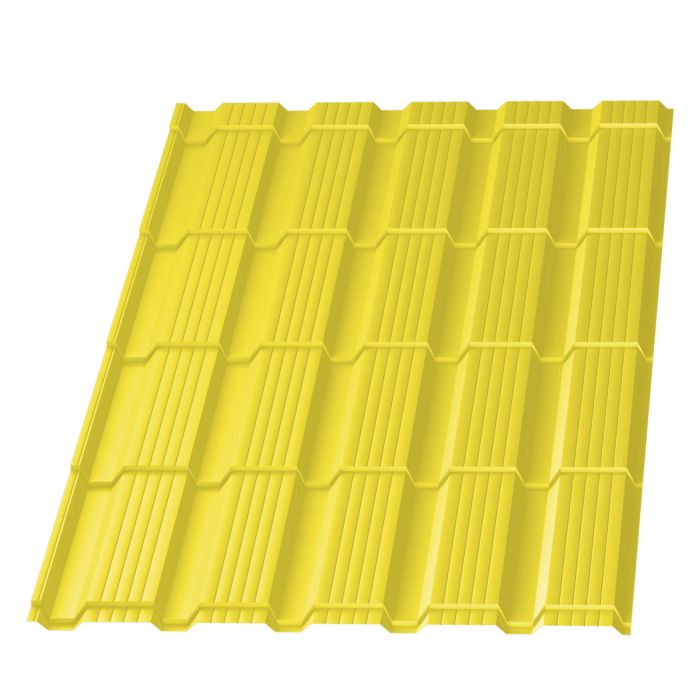 Metal tile Kronos RAL1018 Yellow 0.45mm
