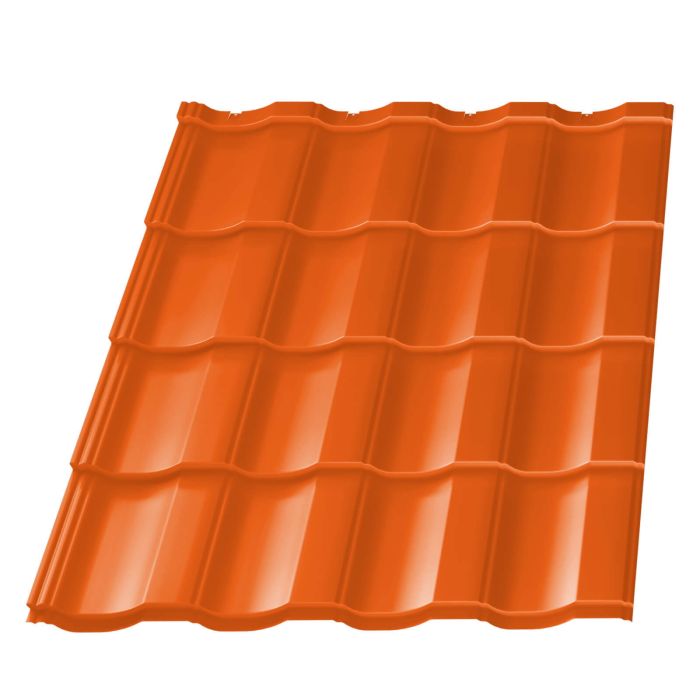 Metal tile Hercules RAL2004 Orange 0.45mm