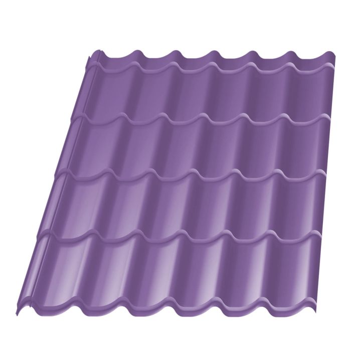 Metal tile Mercury RAL4005 Lilac 0.45mm