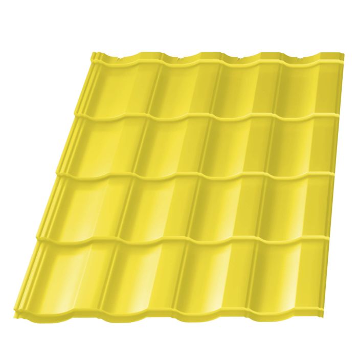 Metal tile Hercules RAL1018 Yellow 0.45mm